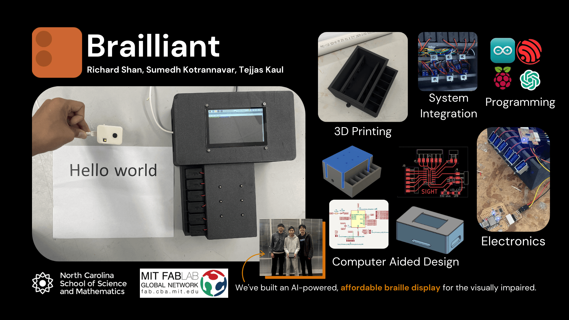 Project presentation poster